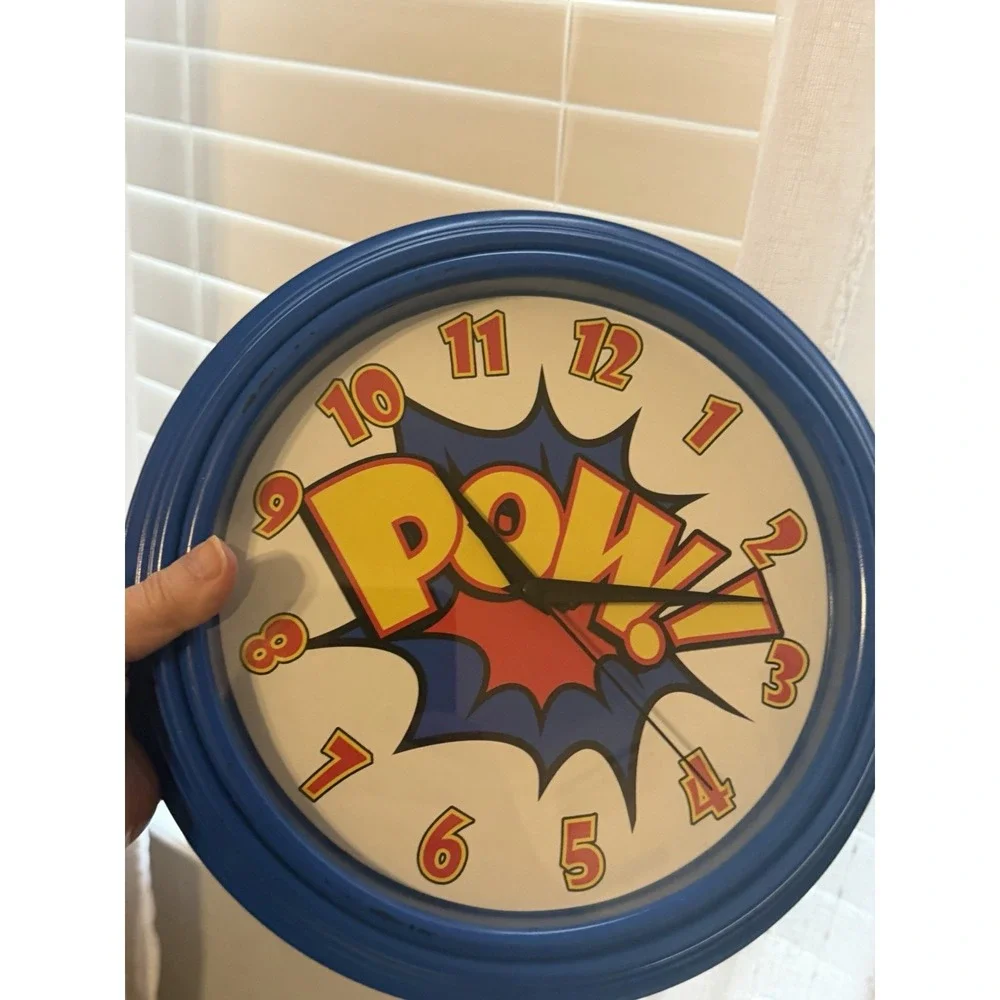 POW Comic Book Pop Art Wall Clock 12